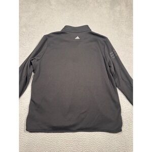 Adidas Golf Quarter Zip Pullover Fleece Lined Men's XL Black Performance